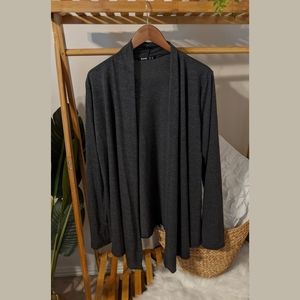 NWOT drape collar long sleeve cardigan